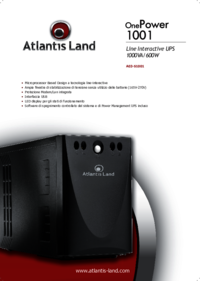 Aby wyświetlić dokument Atlantis-land One Power 1000VA/600W Instrukcja Użytkownika