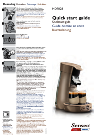 Aby wyświetlić dokument Philips SENSEO® Viva Café Kaffeepadmaschine Instrukcja Użytkownika