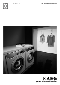 Aby wyświetlić dokument Aeg-Electrolux L71471FL Instrukcja Użytkownika