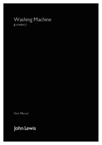 Aby wyświetlić dokument John Lewis JLWM1437 Instrukcja Użytkownika